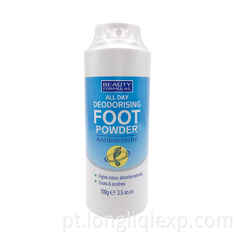 Desodorante antifúngico 100g em spray para pés em spray removedor